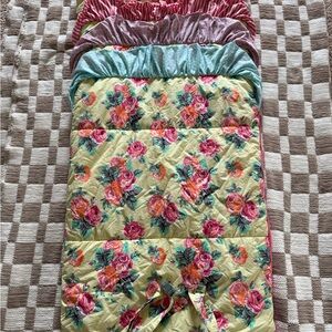 Matilda Jane Floral sleeping bag with Pink and Green Accents